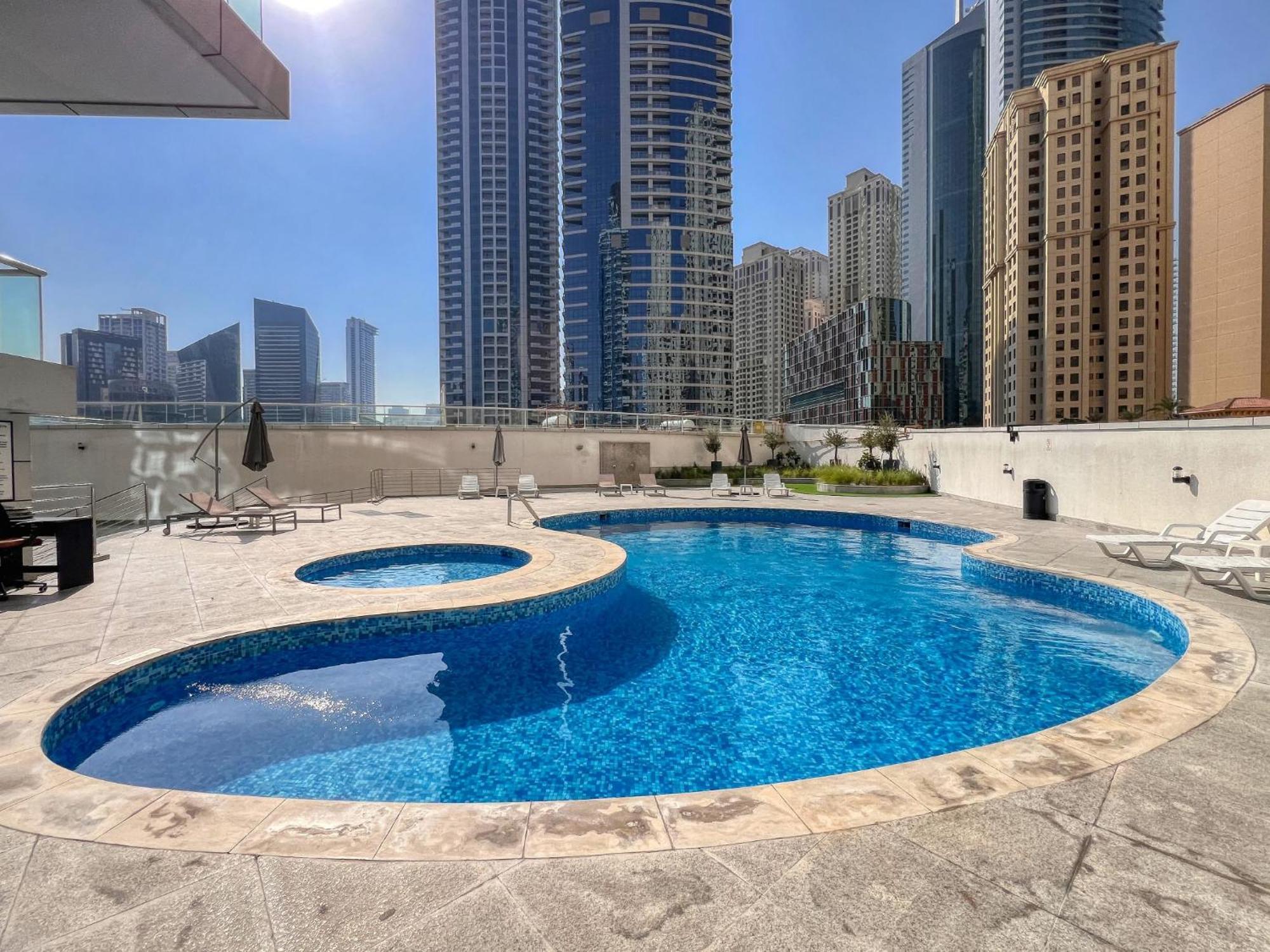 דובאי Enticing Space With Marina View Near The Beach! מראה חיצוני תמונה