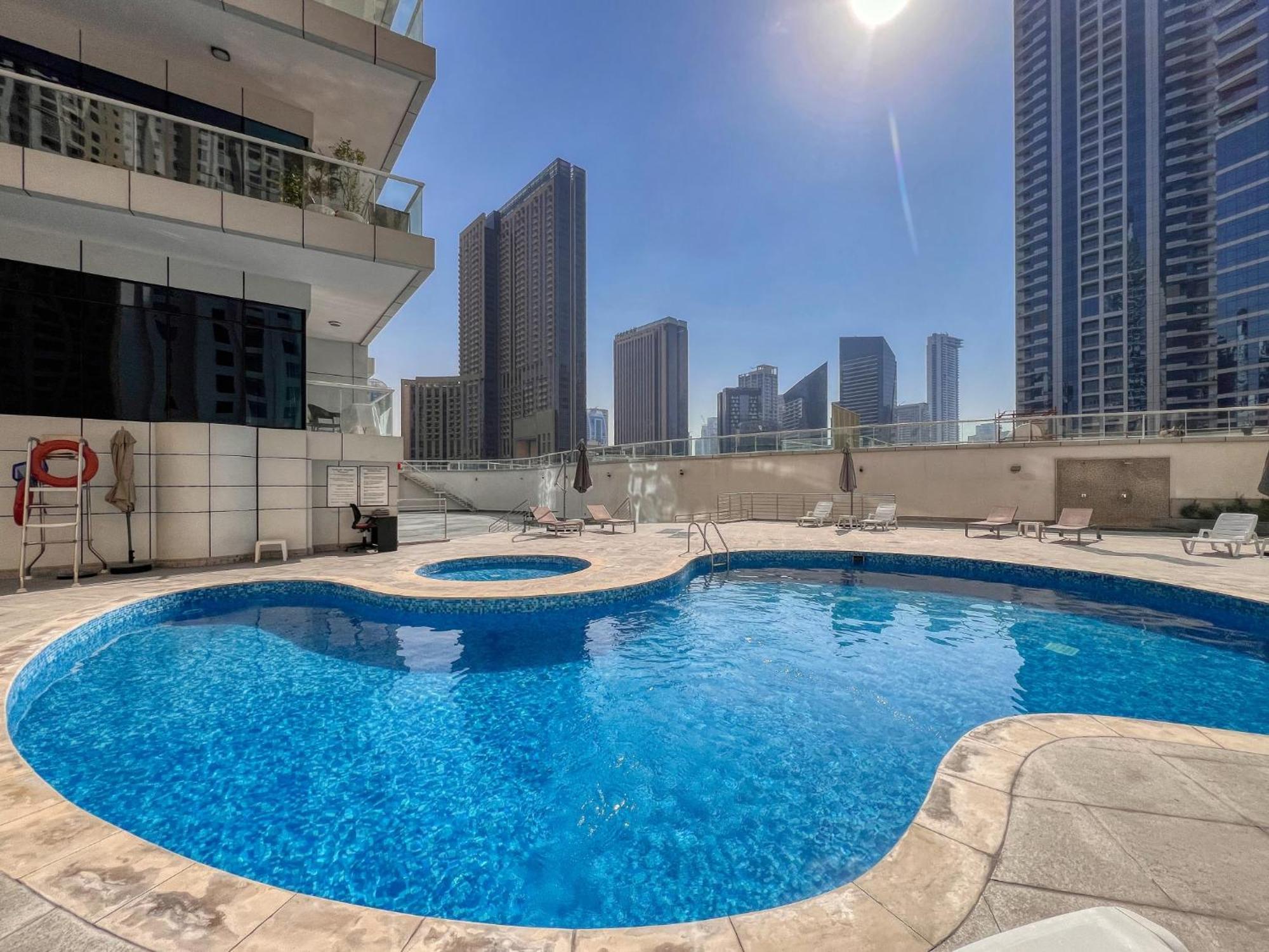 דובאי Enticing Space With Marina View Near The Beach! מראה חיצוני תמונה